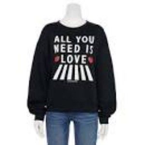 Beatles Lennon & McCartney All You Need is Love sweatshirt sz L